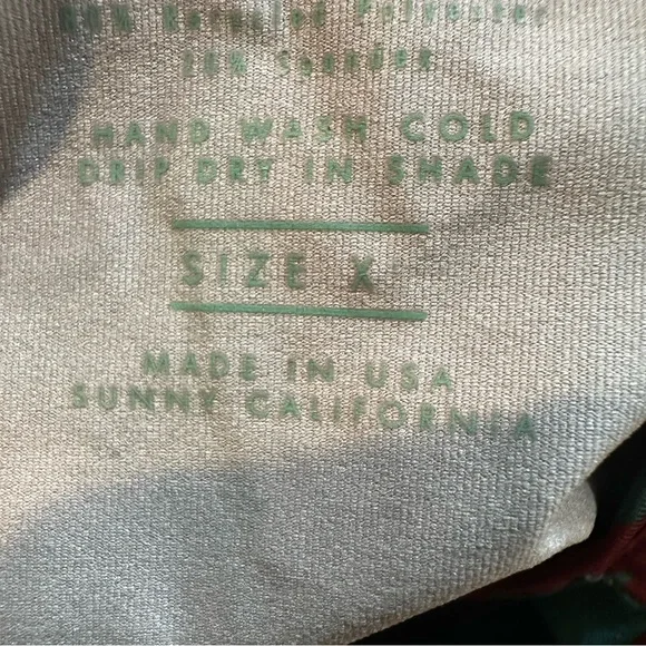 Seea Women's Hermosa Swim Floral Print Long Sleeve Shirt Rash Guard Size L - Picture 8 of 9